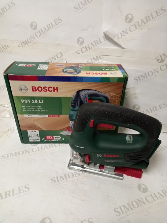 BOSCH PST 18 LI CORDLESS JIGSAW (WITHOUT BATTERY AND CHARGER)