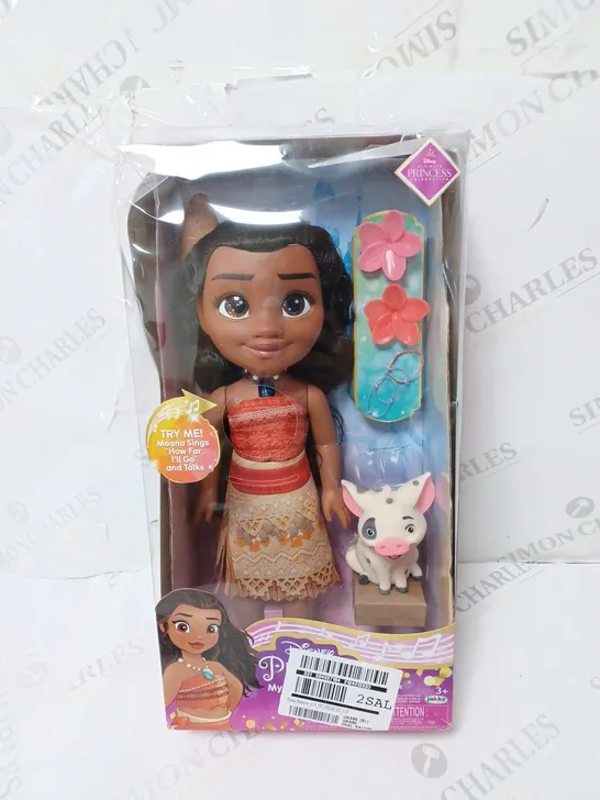 BOXED DISNEY PRINCESS MOANA FEATURE DOLL RRP £24.99