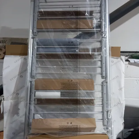 BOXED OUTLET ORGANISED OPTIONS 3 TIER HEATED AIRER WITH 21M DRYING SPACE - COLLECTION ONLY