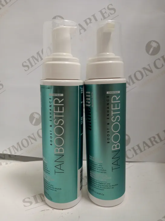 LOT OF 2 MINETAN TAN BOOSTER FOAM - 300ML 