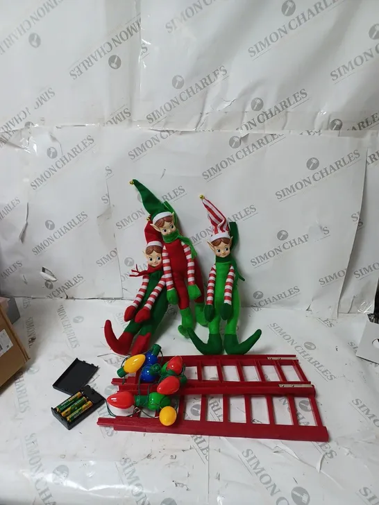 BOXED MR. CHRISTMAS MERRY MISCHIEF MAKERS LADDER