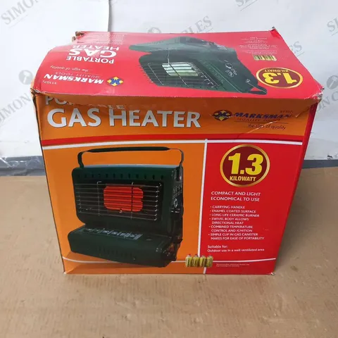 BOXED MARKSMAN PORTABLE GAS HEATER