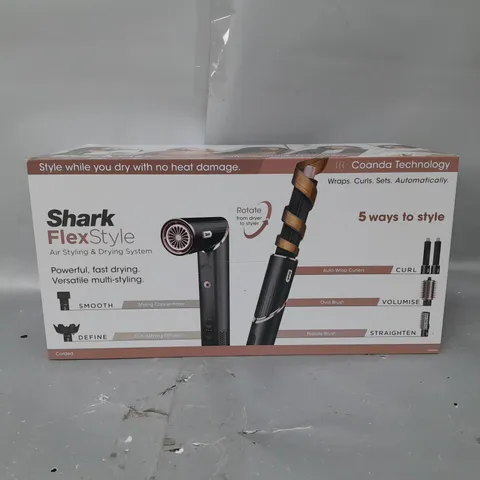 BOXED SHARK FLEXSTYLE HAIR STYLER AND DRYER 