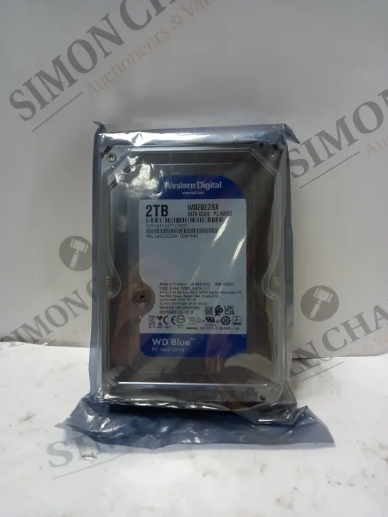 WESTERN DIGITAL BLUE HARD DRIVE - 2TB