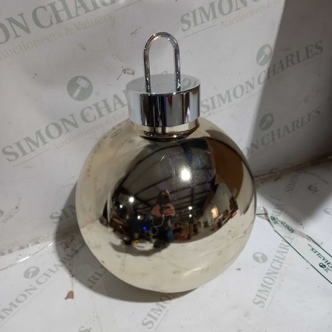 HOME REFLECTIONS PRE-LIT OVERSIZED FAIRY LIGHT GLASS BAUBLE