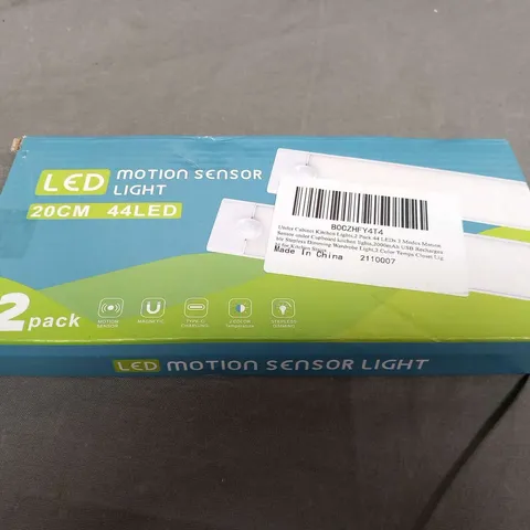 APPROXIMATELY 16 BOXED LED MOTION SENSOR LIGHTS 20CM 44LED 2 PACKS