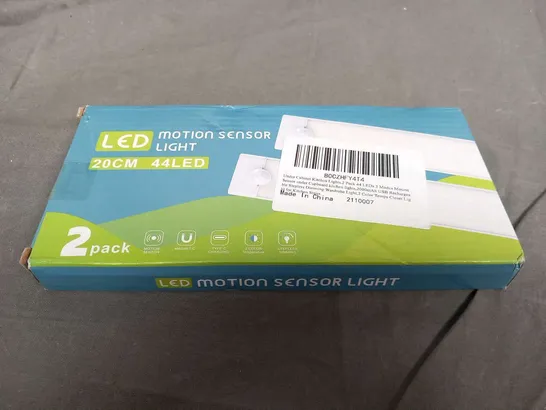 APPROXIMATELY 16 BOXED LED MOTION SENSOR LIGHTS 20CM 44LED 2 PACKS