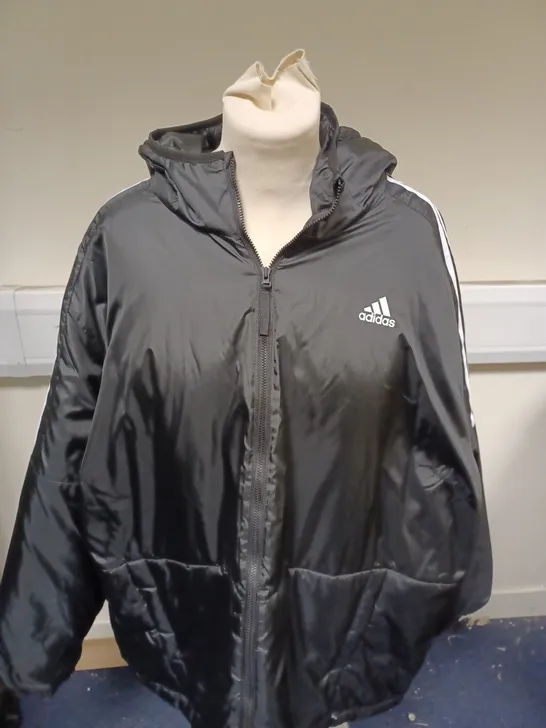 ADIDAS BLACK PUFFER COAT - PRIME GREEN - UK 32-34