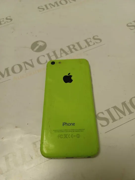 APPLE IPHONE 5C GREEN MODEL A1507