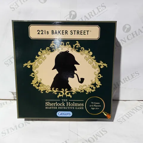 GIBSONS 221B BAKER STREET THE SHERLOCK HOLMES MASTER DETECTIVE BOARD GAME