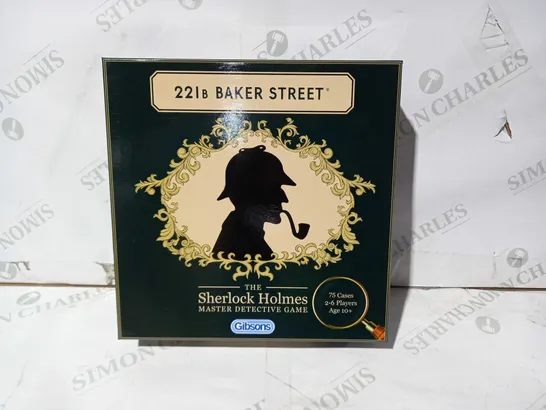 GIBSONS 221B BAKER STREET THE SHERLOCK HOLMES MASTER DETECTIVE BOARD GAME