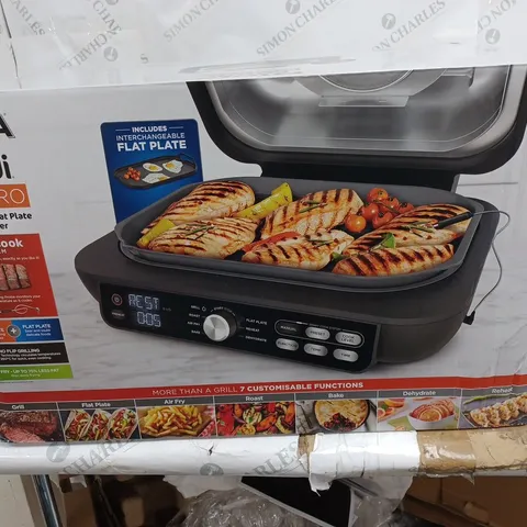 BOXED NINJA FOODI MAX PRO HEALTH GRILL & AIR FRYER AG651UK