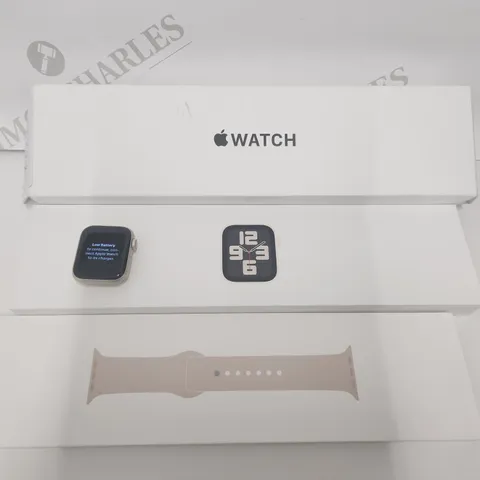 APPLE WATCH SE 40MM STARLIGHT ALUMINUM SMART WATCH