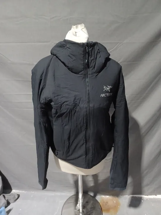 ARCTERYX BLACK JACKET WITH HOOD - XS