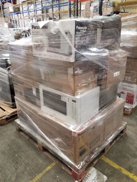 PALLET OF APPROXIMATELY 15  UNPROCESSED RAW RETURN MICROWAVES TO INCLUDE;