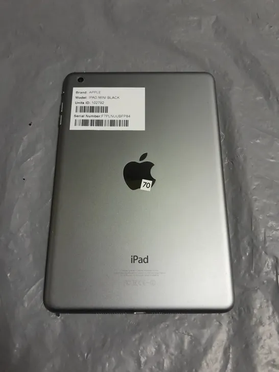 UNBOXED APPLE IPAD MINI IN BLACK - A1432