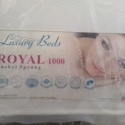 BAGGED ROYAL 1000 POCKET SPRUNG 4FT MATTRESS 