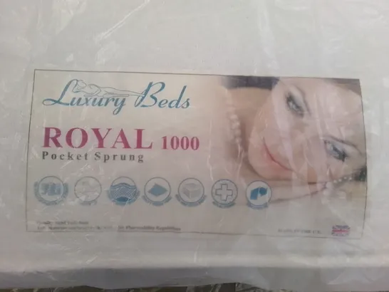 BAGGED ROYAL 1000 POCKET SPRUNG 4FT MATTRESS 