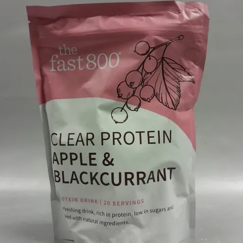 SEALED THE FAST 800 CLEAR PROTEIN DRINK - APPLE & BLACKCURRANT - 400G