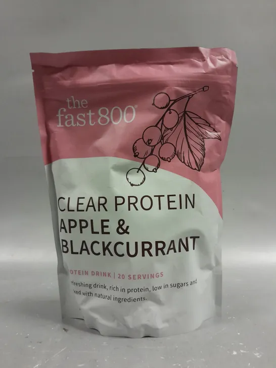 SEALED THE FAST 800 CLEAR PROTEIN DRINK - APPLE & BLACKCURRANT - 400G