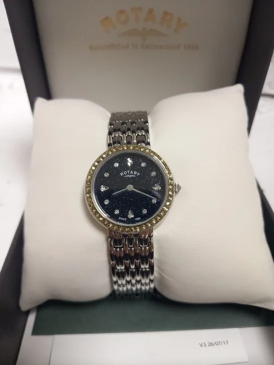 BOXED ROTARY LADIES KENSINGTON WRIST WATCH