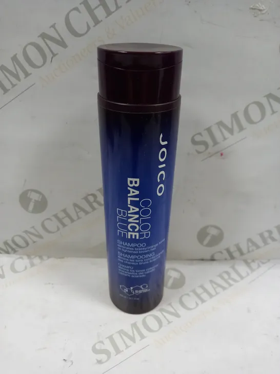 BOX OF APPROXIMATELY 40 JOICE COLOUR BALANCE BLUE SHAMPOO - 300ML