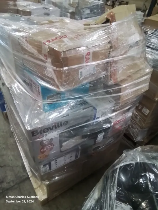 PALLET OF APPROXIMATELY 38 UNPROCESSED RAW RETURN HOUSEHOLD AND ELECTRICAL GOODS TO INCLUDE;