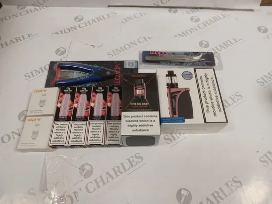 APPROXIMATELY 10 BOXES OF ASSORTED E-CIGARETTES