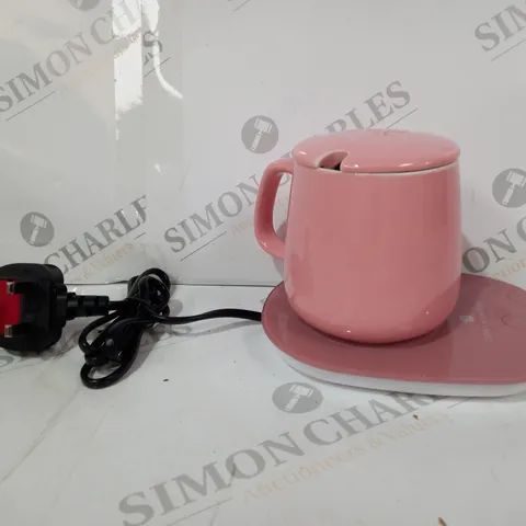 COOKS ESSENTIALS MUG WARMER IN PINK