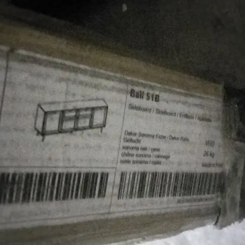 BOXED SIDEBOARD SONOMA OAK (1 BOX)