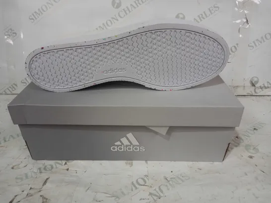 BOXED PAIR OF ADIDAS DAILY 3.0 ECO SHOES IN WHITE UK SIZE 12