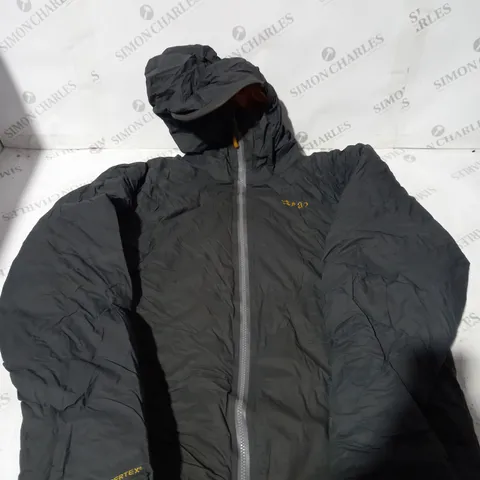 RAB PUFFER PADDED COAT IN GREY - SIZE XL