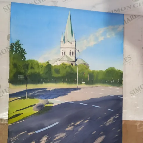 ANASTASIA KOLOKOLOVA SIGNED 2022 - SUMMER IN FREDERIKSHAVN ARTWORK