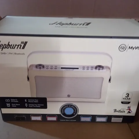 BOXED HEPBURN MK2 DAB/DAB+/FM/BLUETOOTH RADIO