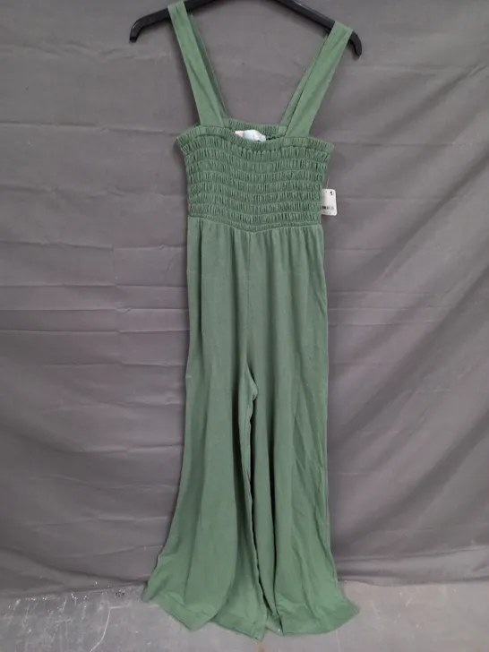 FREE PEOPLE JUMPSUIT IN WATERCRESS GREEN SIZE XS