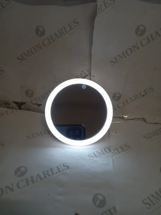 BOXED HOMEDICS ATTACH & GLOW RECHARGABLE LED MIRROR