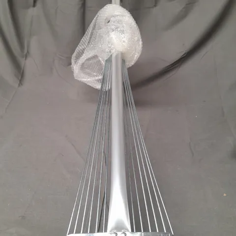 BOXED UNIBOS 160CM TELESCOPIC GARDEN LEAF RAKE 