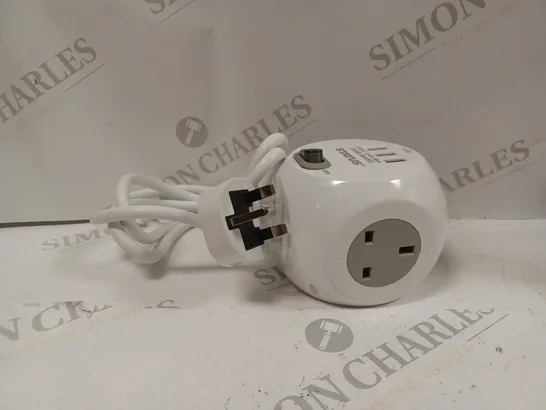 BOXED STATUS CUBE SOCKET EXTENSION LEAD WITH 3x USB PORTS S3W1.4M3USB/ST-139