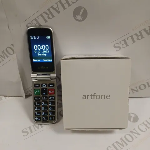 BOXED ARTFONE CF241A FLIP MOBILE PHONE 