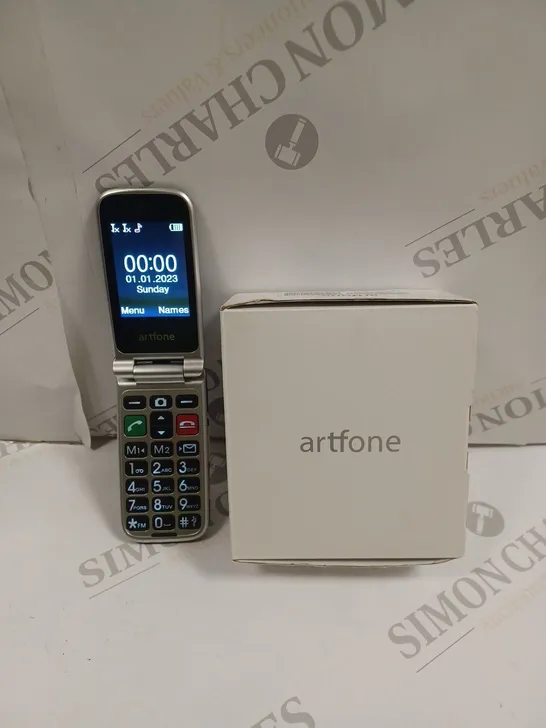 BOXED ARTFONE CF241A FLIP MOBILE PHONE 