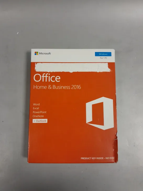 MICROSOFT OFFICE HOME & BUSINESS 2016 SOFTWARE 