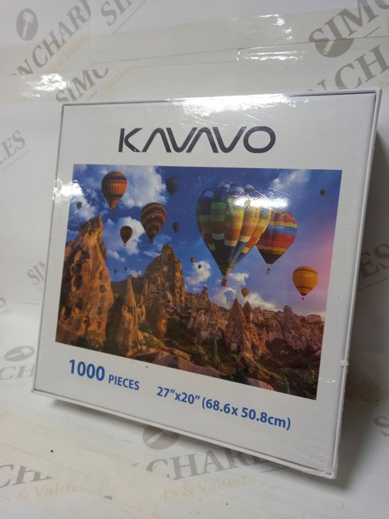 KAVAVO JIGSAW PUZZLE 1000pc HOT AIR BALLOON x12   14+