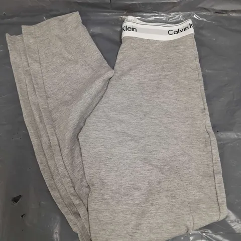 CALVIN KLEIN COTTON STRETCH LEGGINGS IN GREY - XL