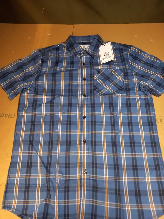 TOG24 CHEQUERED BUTTON SHIRT SIZE M