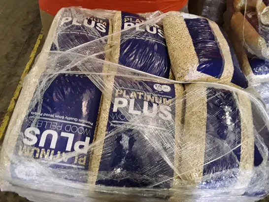 PALLET OF APPROXIMATELY 36 BAGS OF PLATINUM PLUS WOOD PELLETS