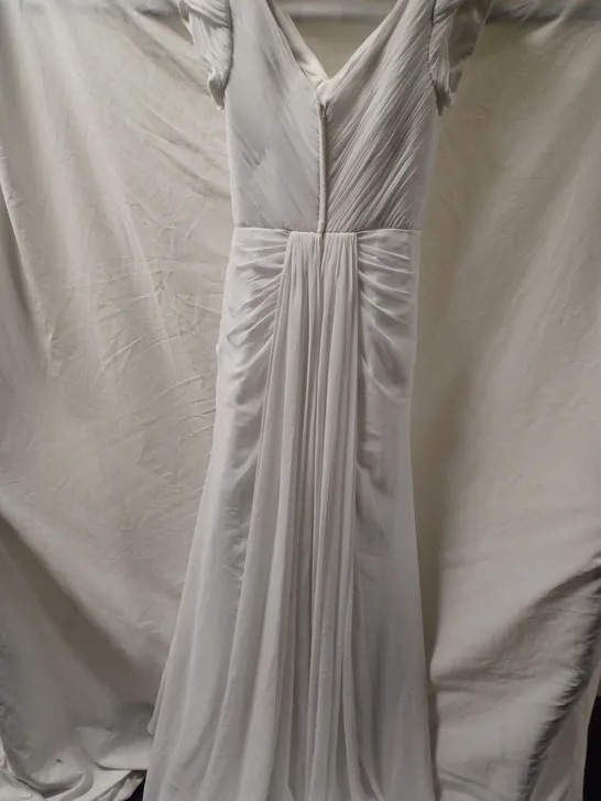 BERKETEX BRIDE WEDDING DRESS, WHITE - SIZE 10 