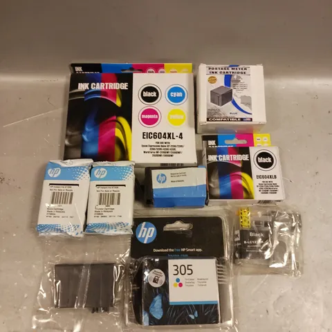 APPROXIMATELY 30 ASSORTED PRINTER INK CARTRIDGES TO INCLUDE HP 305, HP 61, 604XL