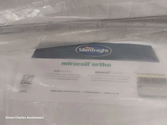 BAGGED 3' SINGLE SILENTNIGHT MIRACOIL ORTHO MATTRESS 