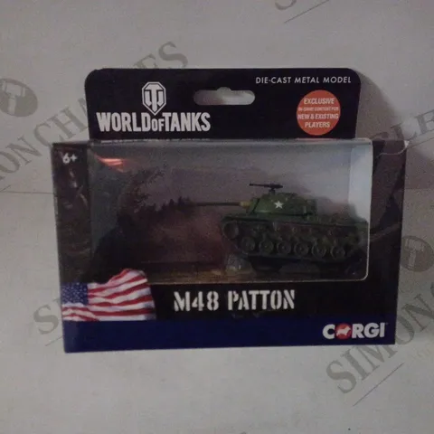 WORLD OF TANKS M48 PATTON DIE CAST METAL MODEL