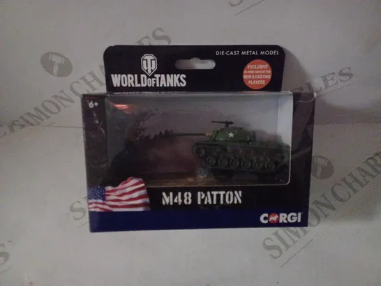 WORLD OF TANKS M48 PATTON DIE CAST METAL MODEL